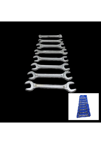 8 Parça Ağzı Açık 6-22mm Anahtar Takımı Go53/03157