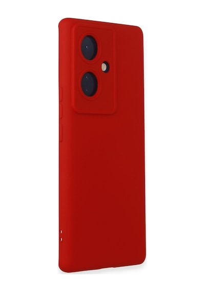Vivo V29 Lite Uyumlu Kılıf Nano İçi Kadife Silikon - Kırmızı