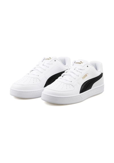 Puma Puma Caven 2.0 Puma White-puma Black-gol Erkek Spor Ayakkabı-27009-beyaz Beyaz