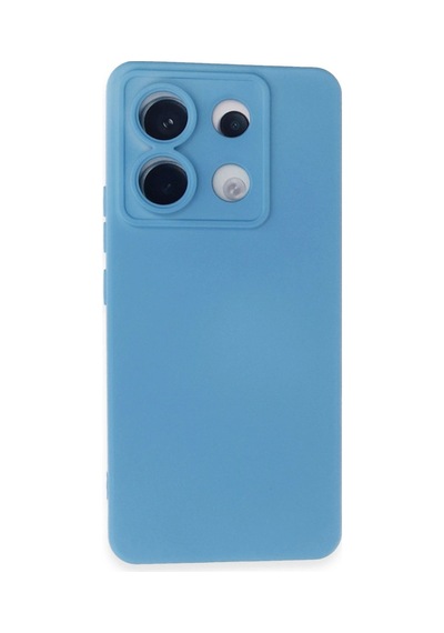 Herşeytrend Xiaomi Redmi Note 13 Pro 5g Kılıf Nano İçi Kadife Silikon - Mavi Çok Renkli