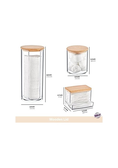 Kapak 3 Lü Akrilik Organizer Set Siyah