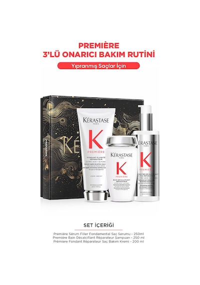 Kerastase Premiere Yıpranmış Saçlar için Onarıcı Saç Bakım Seti