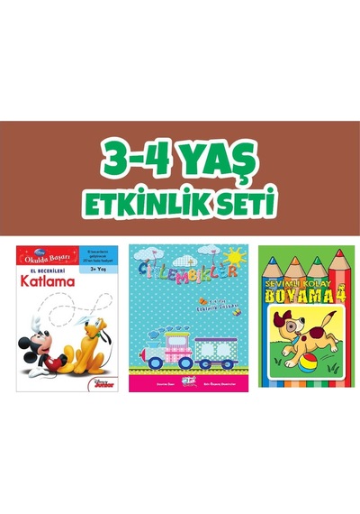 3-4 Yaş Etkinlik Seti
