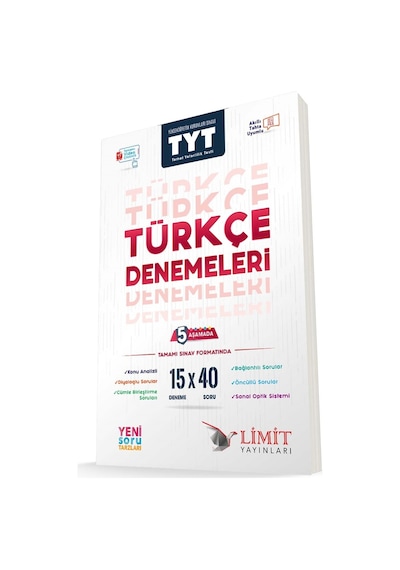 Limit 2024-2025 Müfredat Tyt Tüm Dersler Deneme Yeni Nesil Seti