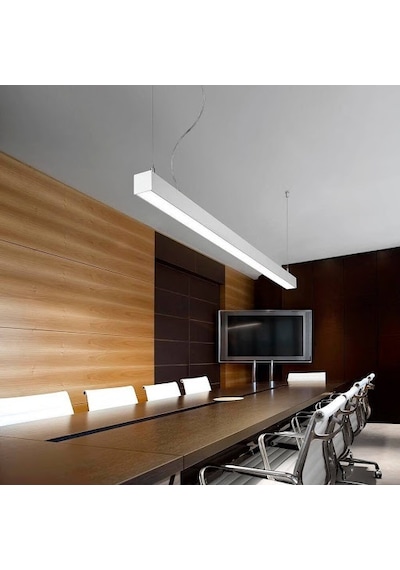 200 Cm Sarkıt Lineer Armatür Dekoratif Avize Profil Osram Led Diğer