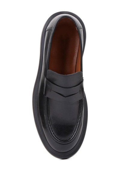 Shoetyle - Siyah Deri Bağcıksız Erkek Klasik Ayakkabı 250-2375-860-siyah
