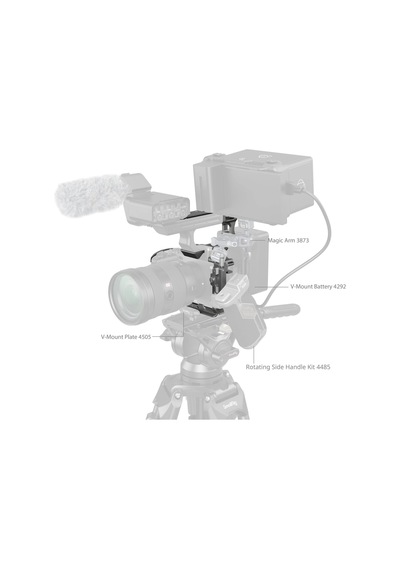 Smallrig 4771 Sony Fx3 / Fx3a / Fx30 İçin Hawklock Hızlı Çıkarma Gelişmiş Kafes Kiti
