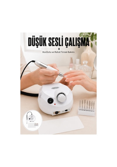Akrilik Ve Jel Tırnaklar İçin Profesyonel Tırnak Frezesi Yeni Nesil -