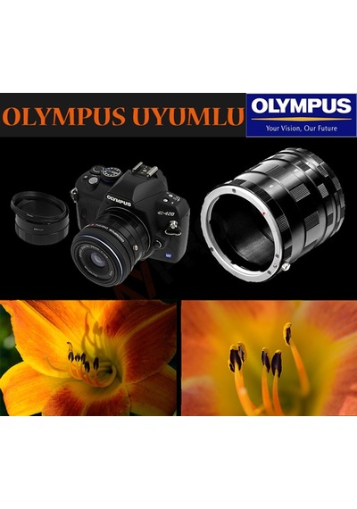 Raypro Manuel Makro Extension Uzatma Tüpü Seti Olympus Uyumlu