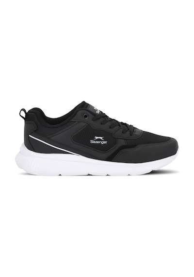 Slazenger Iconas I Erkek Siyah / Beyaz Günlük Spor Ayakkabısı Siyah - Beyaz