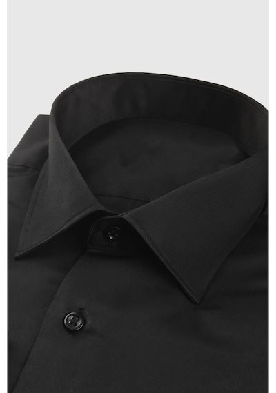 Deepsea Siyah Slim Fit Erkek Gömlek Kolay Ütülenen Nefes Alan Kumaş, Dört Mevsim Şıklık 2608515 Siyah Deepsea Siyah Slim Fit Erkek Gömlek Kolay Ütülenen Nefes Alan Kumaş, Dört Mevsim Şıklık 2608515 Siyah