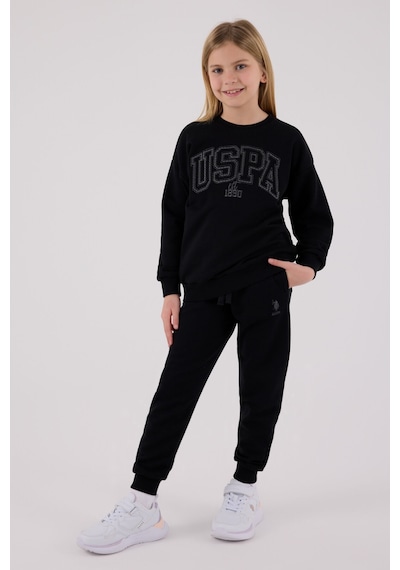U.S. Polo Assn. U.s. Polo Assn Kız Çocuk Siyah Eşofman Takımı 5274-48829 Siyah