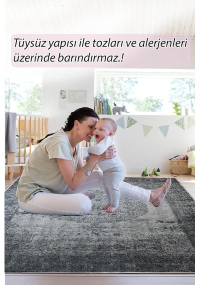 Modern Şönil Vintage Dokuma Taban Dekoratif Halı Kilim Yolluk Dijital Baskı Halı Yıkanabilir