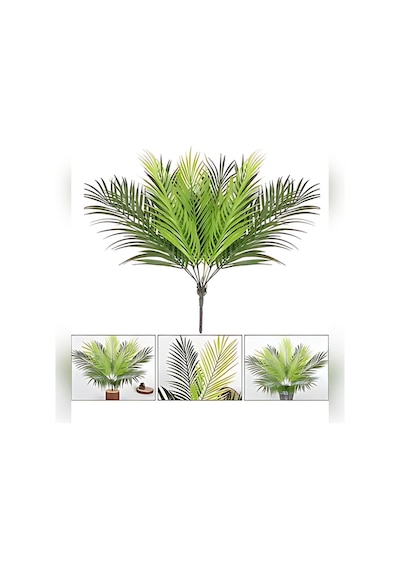Ayrex Yapay Çiçek Palmiye Demeti 9 Dallı Areka Yapay Bitki Salon Çiçeği 9 Yaprak 50cm Saksı Dahil Değildir Diğer