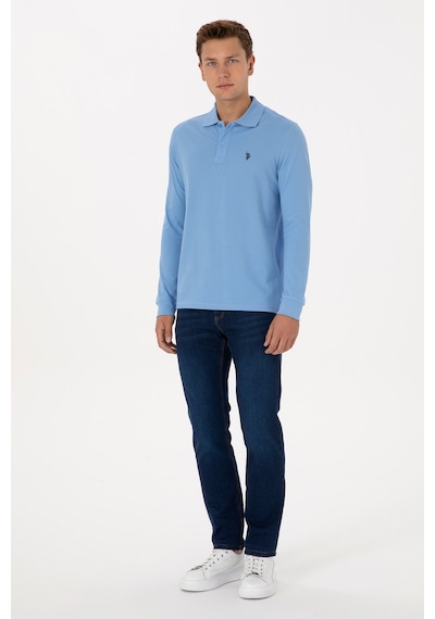 U.S. Polo Assn. Erkek Koyu Mavi Slim Fit Jean Pantolon 50316554-DN0023 U.S. Polo Assn. Erkek Koyu Mavi Slim Fit Jean Pantolon 50316554-DN0023