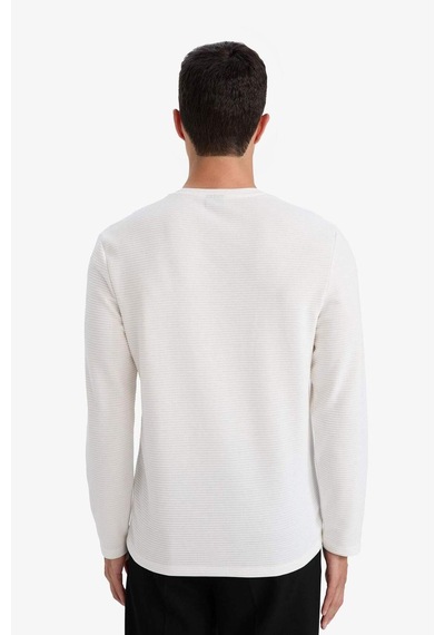 Defacto Slim Fit Dar Kesim Bisiklet Yaka Sweatshirt G2605ax25auwt32 Beyaz-wt32 Defacto Slim Fit Dar Kesim Bisiklet Yaka Sweatshirt G2605ax25auwt32 Beyaz-wt32