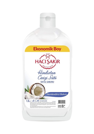 Hindistan Cevizi Sütü Sıvı El Sabunu, 1500 Ml