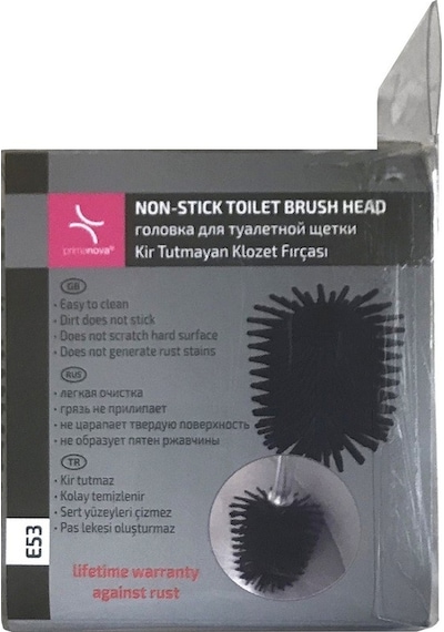Primanova Yedek Silikon Wc Fırça. Çap85 Mm. Siyah. 505159