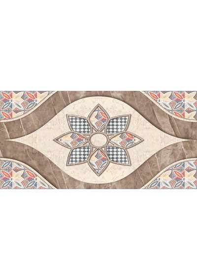 Yer Kaplama Zemin Kaplama Folyosu 65x130 Cm Tile Flowers