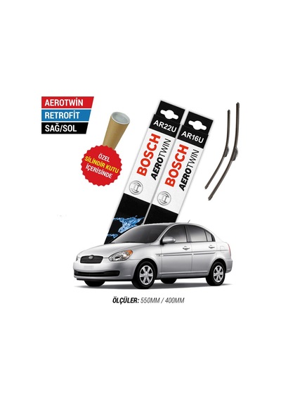 Bosch Aerotwin Hyundai Accent Era Silecek Takımı 2006 - 2012