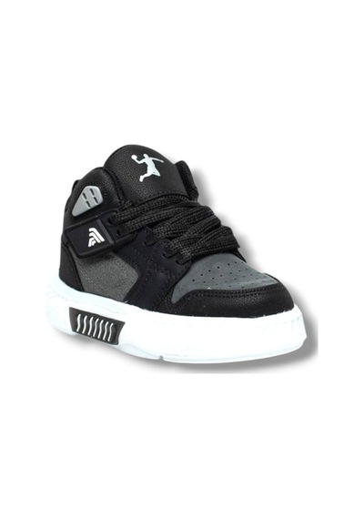 Alessio 537-26 Cilt Anatomik Filet Çocuk Sneaker Siyah Füme 31-35 Siyah