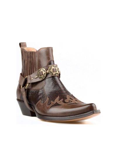 Footcourt Kahverengi Western Kovboy Erkek Botu