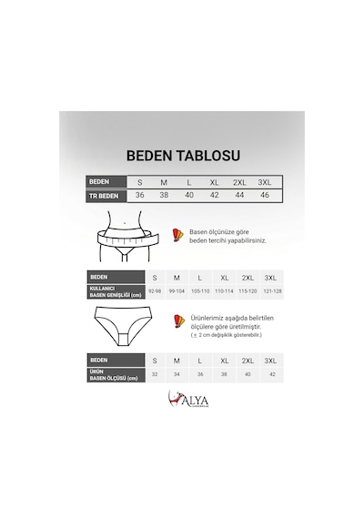 Alya Underwear  Kadın Pamuklu Hipster - Slip Külot 5 Farklı Renk 1 Pakette Siyah