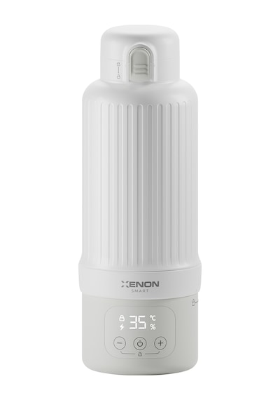 Xenon Smart Taşınabilir Su Isıtıcı Modüler Bataryalı, 500 Ml, Paslanmaz Çelik, Sıcaklık Ayarlı, Mama Ve Süt Isıtıcı X1004