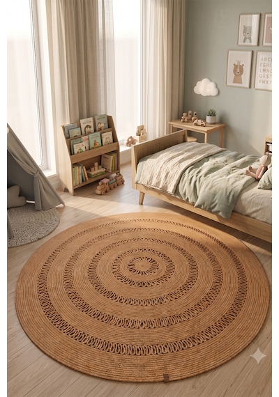 Jüt Hasır Yuvarlak Kilim Halı Yolluk Dekoratif Örgü Halı Doğal Görünümlü Bohem Kilim Salon Oturma Odası Balkon Mutfak Yatak Odası Koridor 7121bambu Jüt Hasır Yuvarlak Kilim Halı Yolluk Dekoratif Örgü Halı Doğal Görünümlü Bohem Kilim Salon Oturma Odası Balkon Mutfak Yatak Odası Koridor 7121bambu