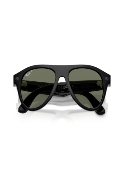 Ray-ban Meta Gen 3 Aviator Rw4016 601/9a 54 18 Yeşil Polarize Camlı Parlak Siyah Yapay Zekâlı Akıllı Güneş Gözlüğü