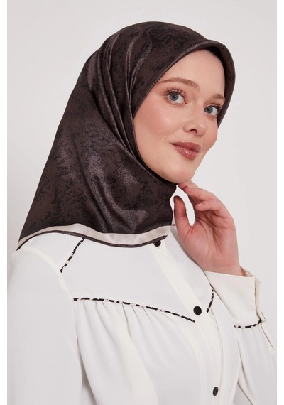 Levidor Kristal Eşarp Bulut Batik Mocha