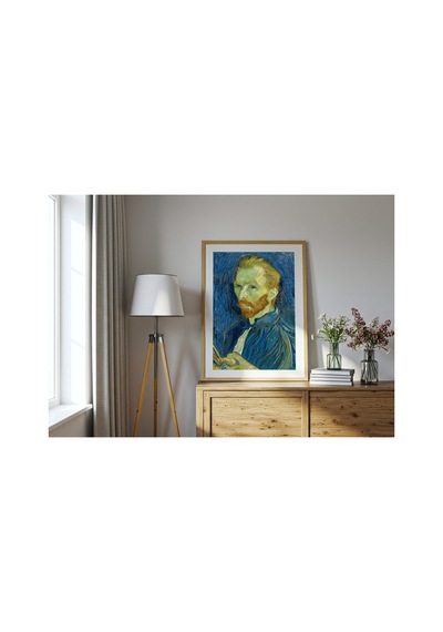 Van Gogh Self-portrait By Vincent Van Gogh Çerçevesiz Poster 30x42 Cm A3 Tablo Duvar Dekoru