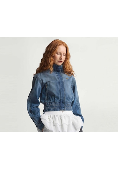 Adidas P Ess Denim Tt Kadın Günlük Ceket Ke1072 Mavi