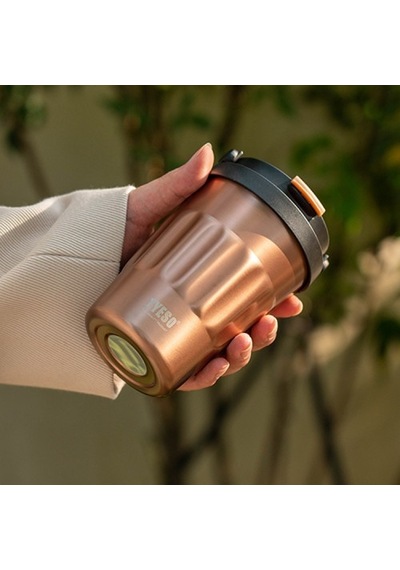 Tyeso Coffe Mug Vakumlu Paslanmaz Çelik Taşıma Kulplu 400 ML