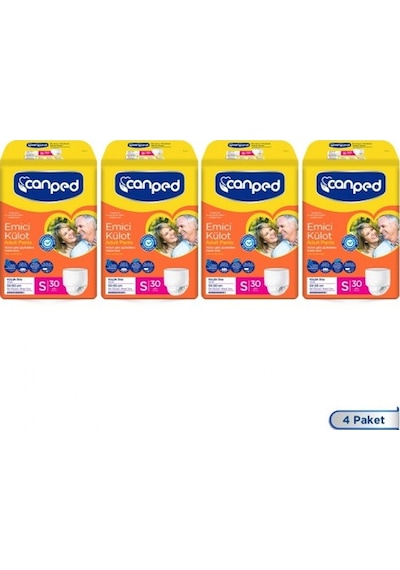 Canped Emici Külot Küçük Boy Smal S 30 Lu X 4 Adet S