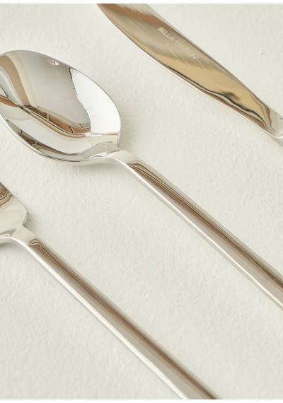 Bella Maison Milano 18 Parça Yemek Çatal Kaşık Bıçak Seti Silver Silver