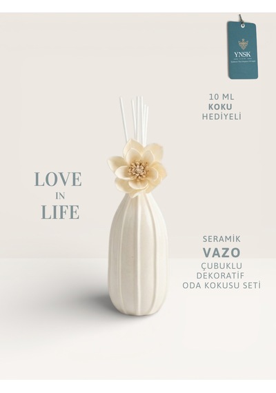 Love In Life Ithal Seramik Çizgili Vazo Çubuklu Dekoratif Oda Kokusu Seti Oda Kokusu Hediyeli Abundance Prosperity Love In Life Ithal Seramik Çizgili Vazo Çubuklu Dekoratif Oda Kokusu Seti Oda Kokusu Hediyeli Abundance Prosperity