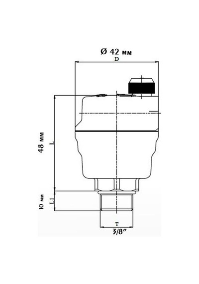Eca 3/8" Otomatik Havalandırıcı - Çek Valfsiz 602109013 Krom