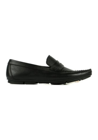 Hammer Jack 211 8060 Woylon Hakiki Deri Comfort Casual Ayakkabı Siyah