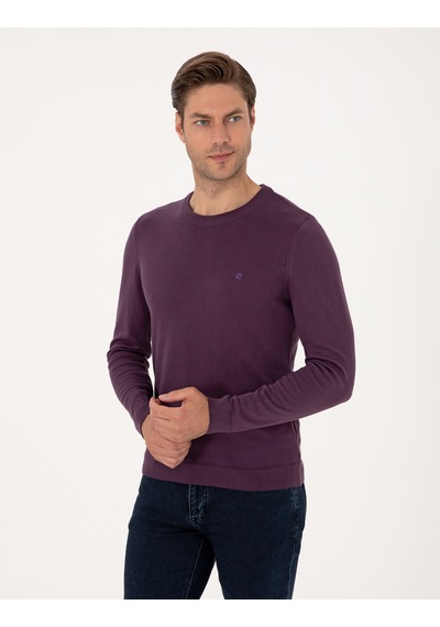 Pierre Cardin Erkek Mor Kazak /triko 50314192-vr038 Mor