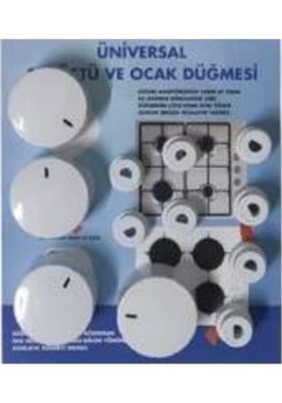 Universal Set Üstü,Ankastre,Fırın Ve Ocak Düğme Takımı - 497959914