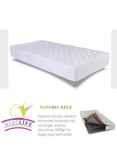 Midilife Ortopedik Yaylı Soft Yatak 70 x 190 CM