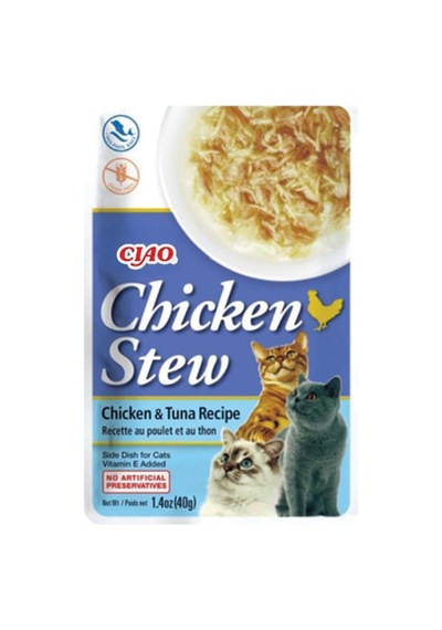 Ciao Chicken Stew Tavuk Güveç Ve Ton Balıklı Pate 40 Gr