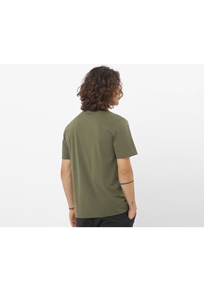 Salomon Tracklıne Erkek Günlük Tişört Lc2438700 Haki