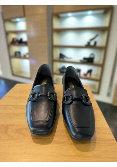 Aska Shoes Günlük Tokalı Babet 2025aska006 Siyah