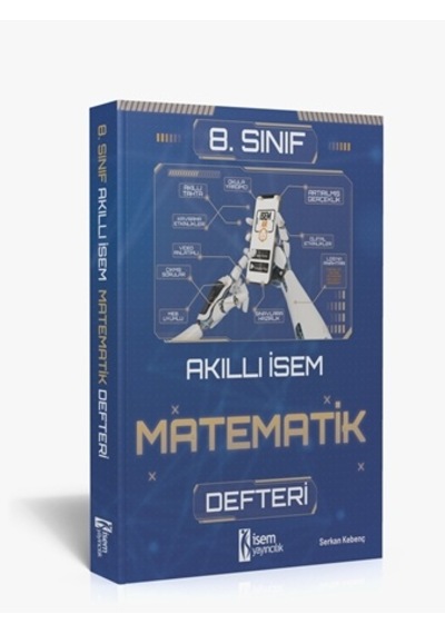 2025 Akıllı İsem 8. Sınıf Matematik Akıllı Defter