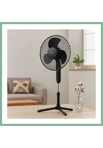 Bşkvirgo 16\" 41 Cm Teleskopik Katlanır Ayaklı Vantilatör - Metal Kafes, 3 Kademe Bsk2026
