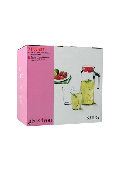 Paşabahçe 96396 7 Parça Sahra 6 Bardak 1 Sürahi Takım G4U