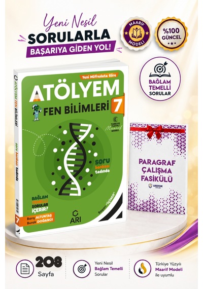 Arı Yayınları 7. Sınıf Fen Bilimleri Atölyem 2027 Maarif Model
