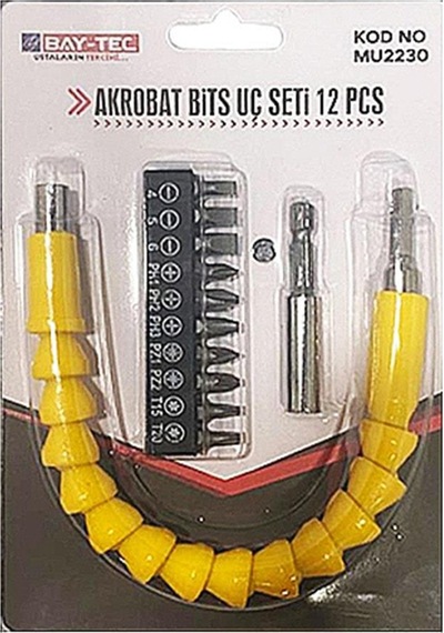 Baytec Bay Tec Akrobat Bits Uç Seti 12 Pcs Mu 2230 12 Parça